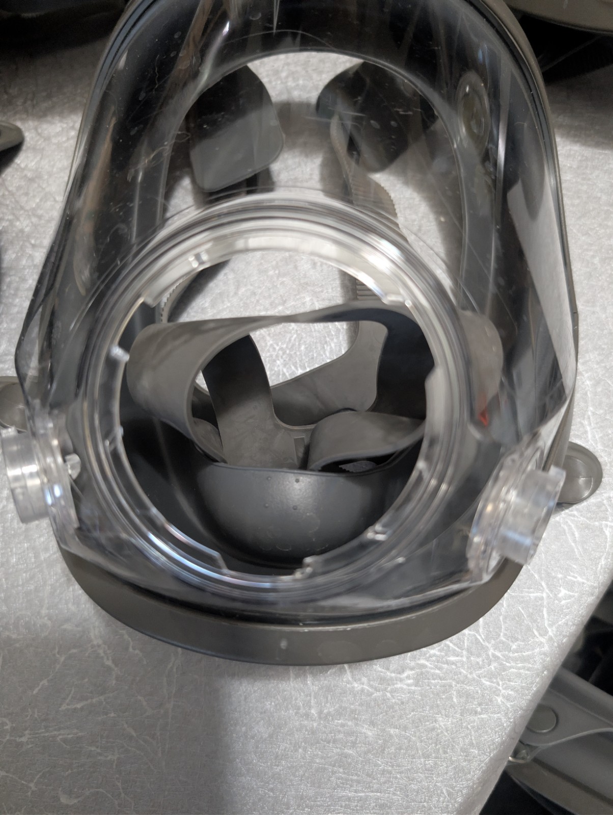 Lot Of 5 3M 6900 Full-Face Respirator Masks- Large No Filters/Valves/Center Adpt