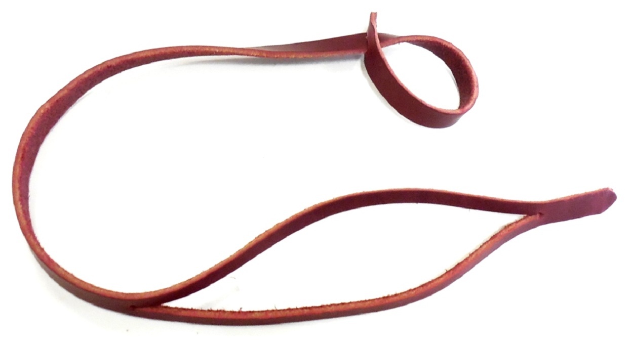 Lariat Rope Holder Loop Strap 24" Soft Latigo Leather Amish Made for Eddy's Tack
