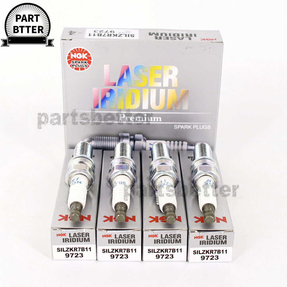 4X OEM UF816 Ignition Coil + NGK Spark Plug for 17-22 Kia Hyundai Elantra Sonata