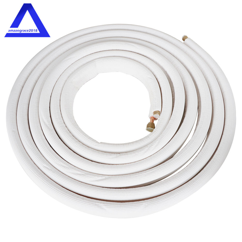 25ft Mini Split Heat Pump Install Kit 1/4" & 3/8" Copper Line with Accessories