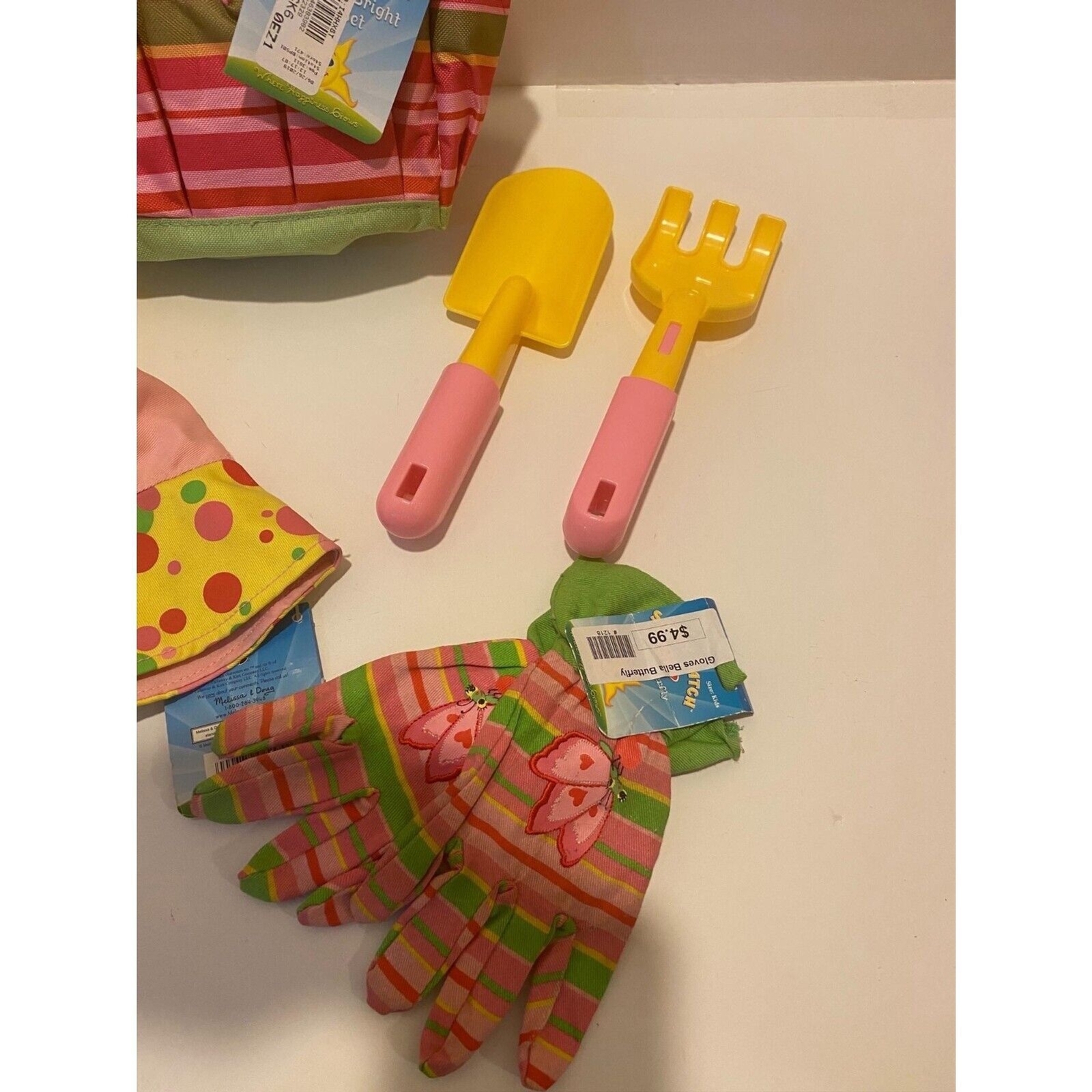 Melissa & Doug Sunny Patch Blossom Bright Tote Gardening Toy Set Kids Outdoor