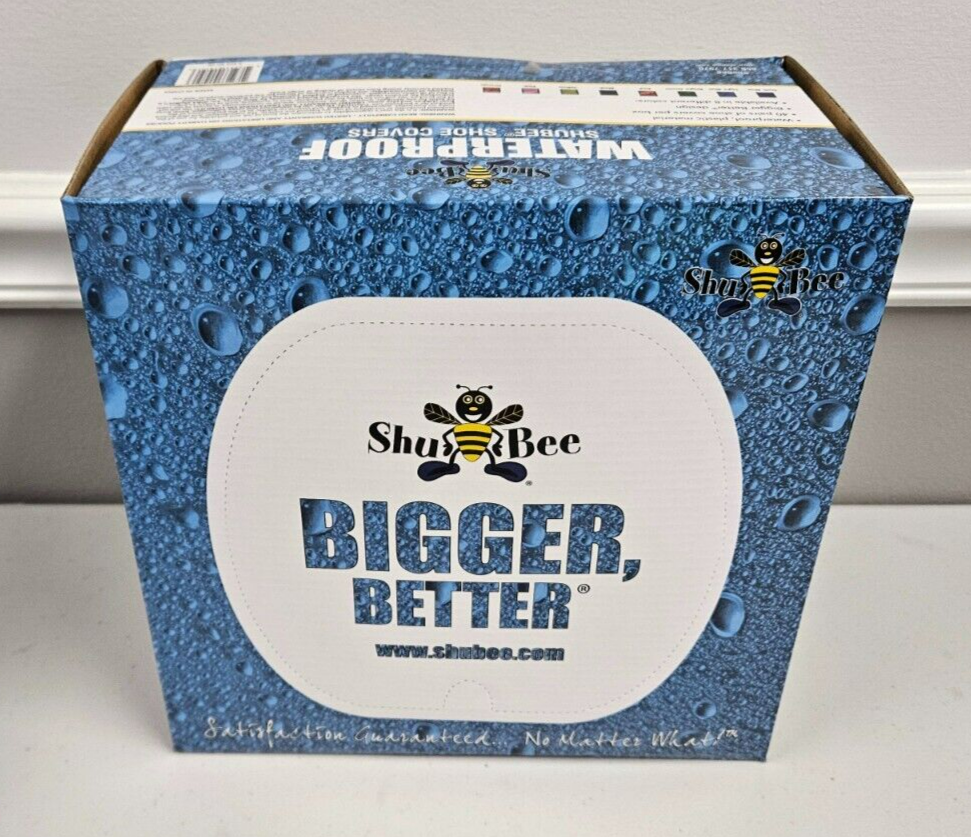 Shoe Covers Waterproof ShuBee 40 Pair Dark Blue Construction House Cleaning PPE