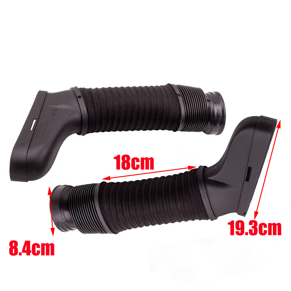 Pair Air Intake Inlet Duct Hose For 2008-2012 Mercedes-Benz C300 W204 W212 E350