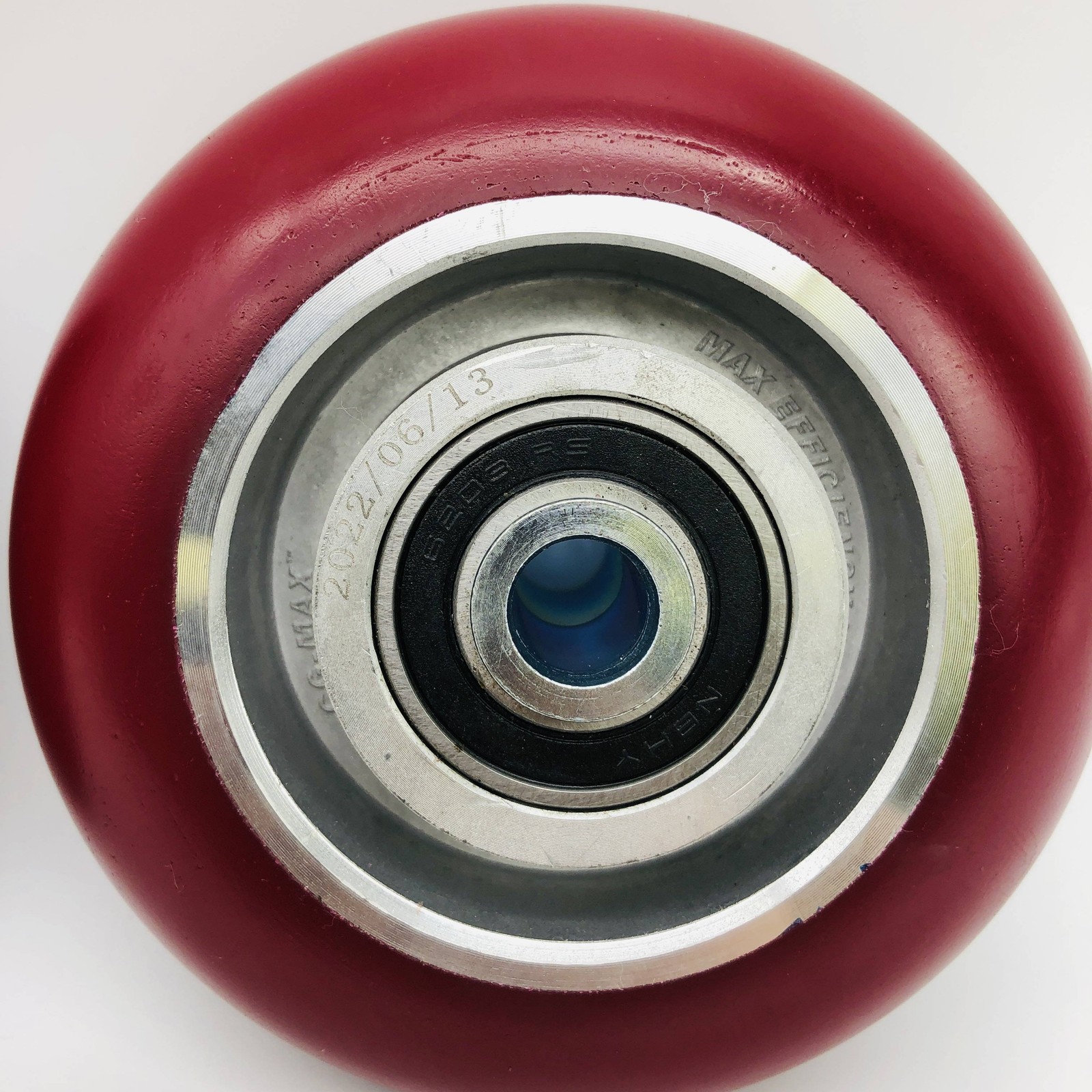 2pk Colson CG-Max Caster Wheel 5 x 2 Polyurethane On Aluminum Maroon 1000lb Capa