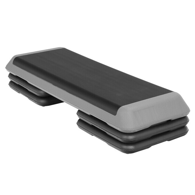 Fitness Aerobic Step 43" Club Cardio Adjust Exercise Stepper Workout w/Risers