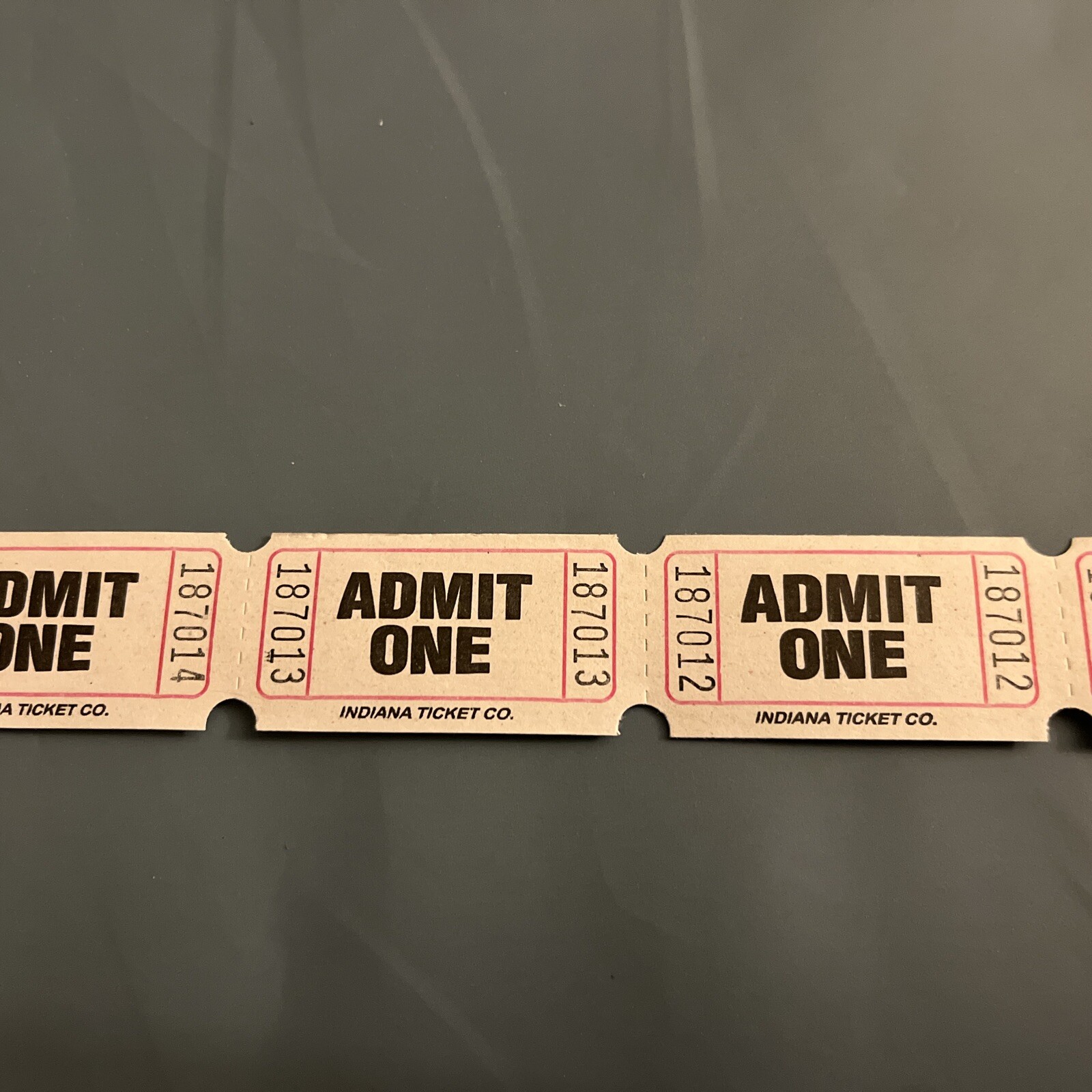 Admit One Lot 0f 30 Numbered. Party, Event , Ticket
