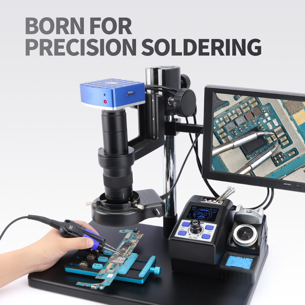 WEP SMT Hot Tweezers Soldering Station Desoldering Rework Station ESD KIT