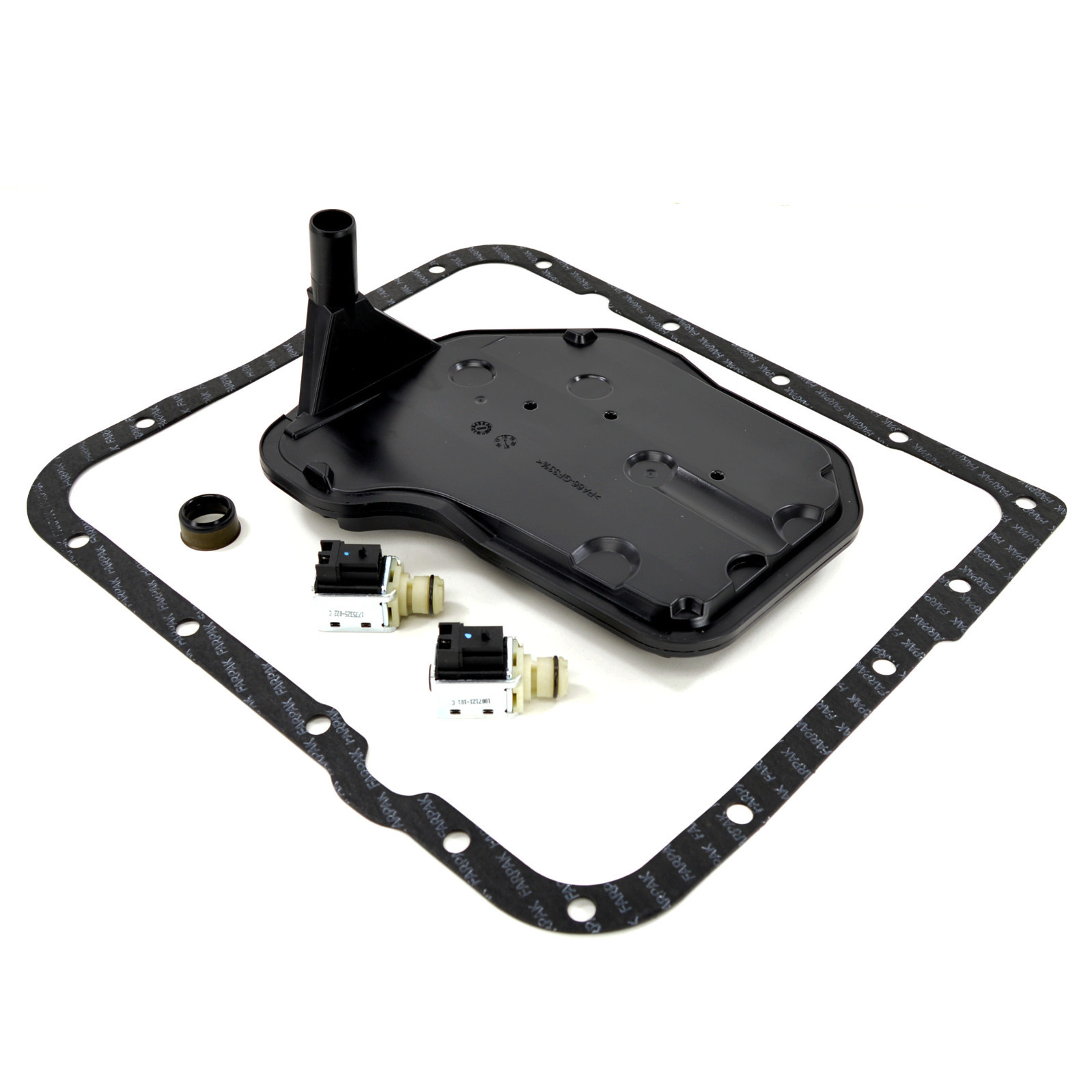 GM Transmission 4L60E Shift Solenoids Set with Deep Filter and Pan Gasket 1997+