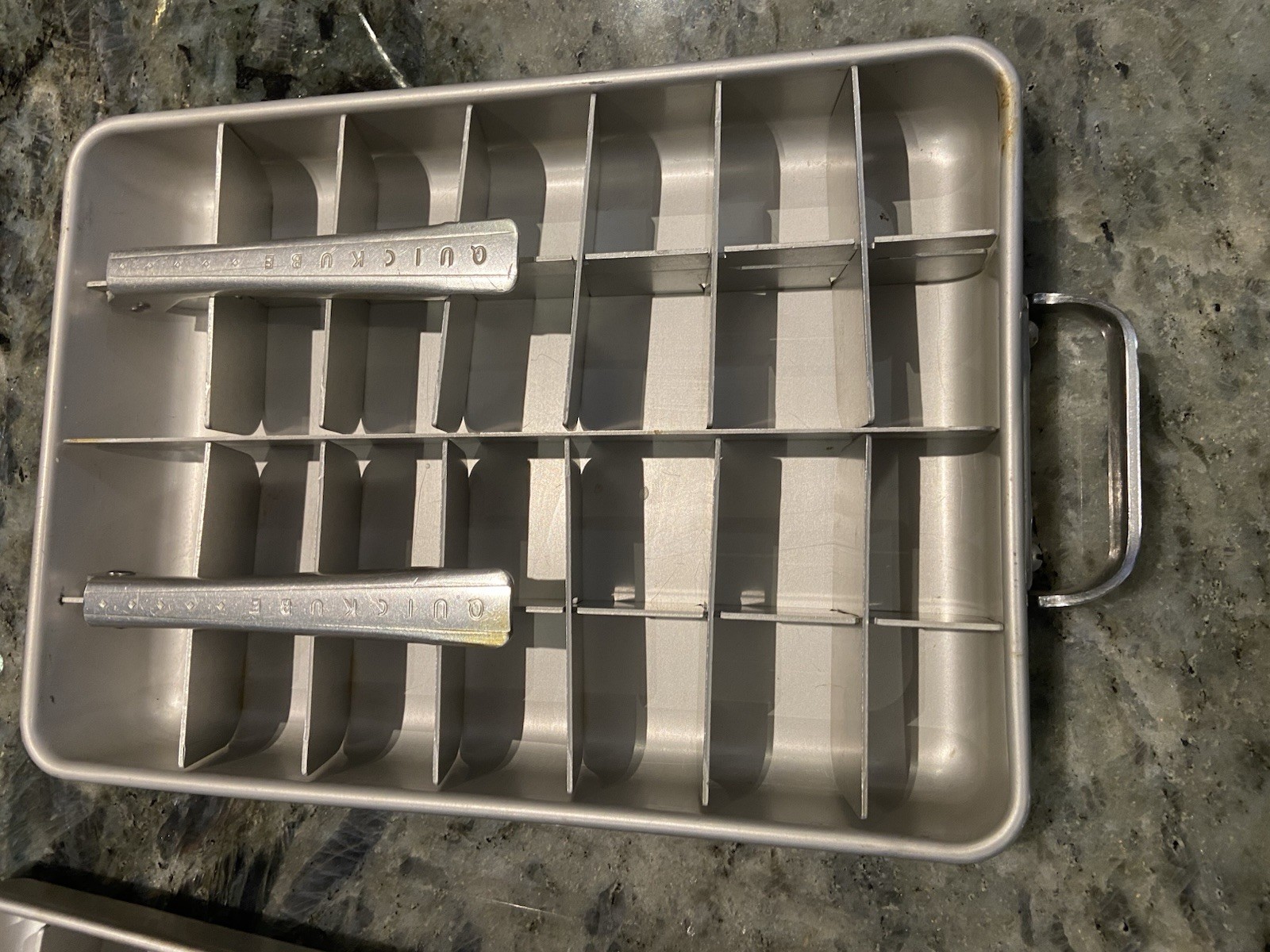 Vintage Frigidaire Quickube Aluminum Ice Cube Trays Single And Double Trays
