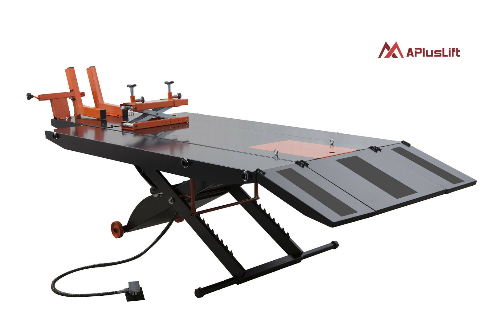 APlusLift Motorcycle ATV 1500LB Air Operated Lift Table 48" Wide (MT1500X)