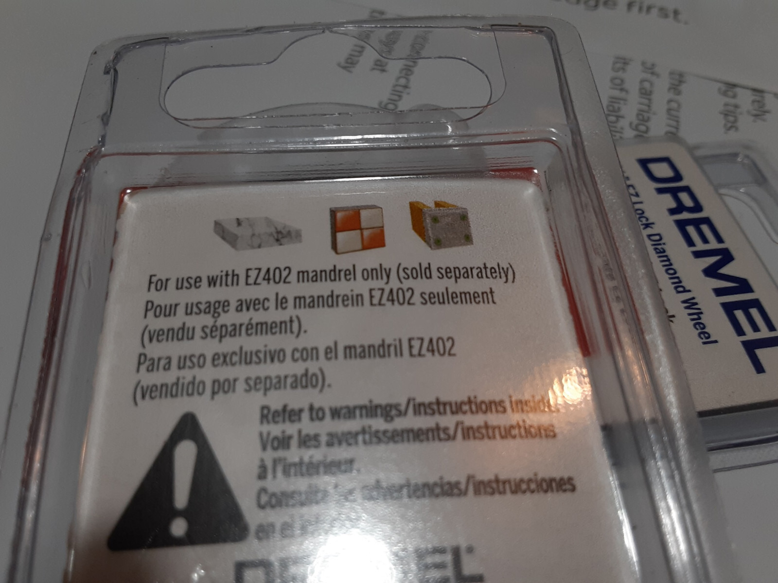 Dremel EZ Lock DIAMOND 1 1/2" CUTTING WHEEL EZ545