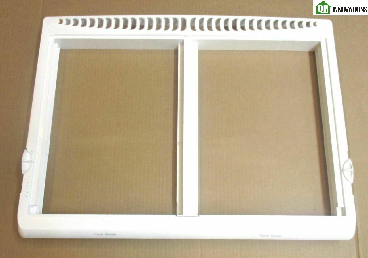 Crisper Drawer Cover Frame Compatible with Frigidaire Refrigerator 240364787