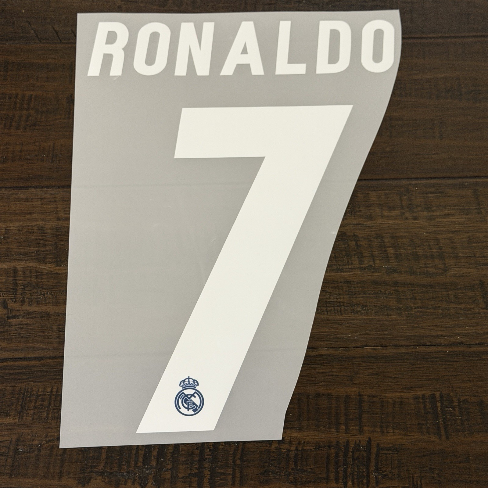 2016-17 RONALDO CR7 Away 3rd Real Madrid Nameset Name Number Dorsal