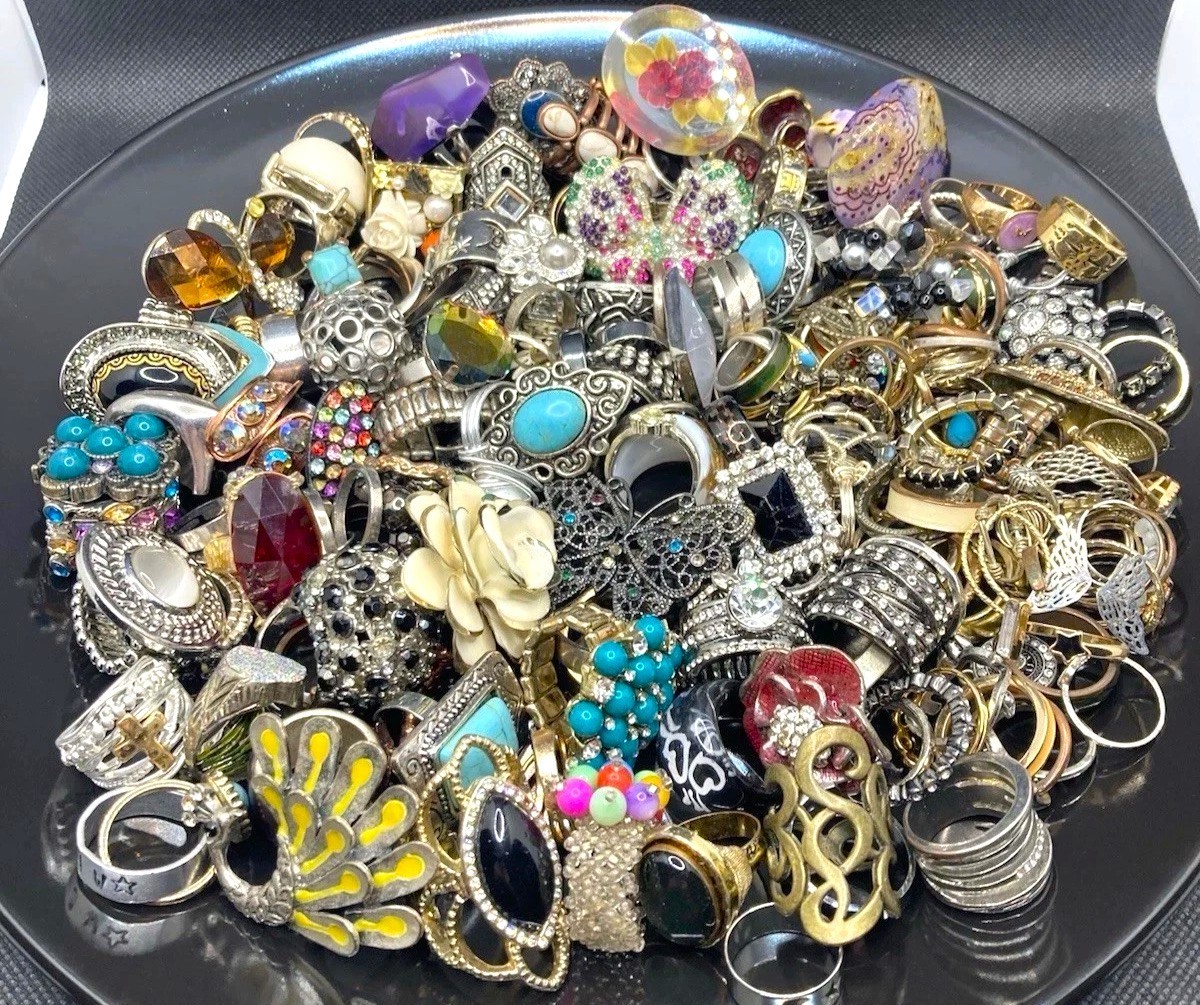 3 Pounds 3 Lbs Old Unsearched Jewelry Lot VTG & Now Junk & Wear & Resell Tangled