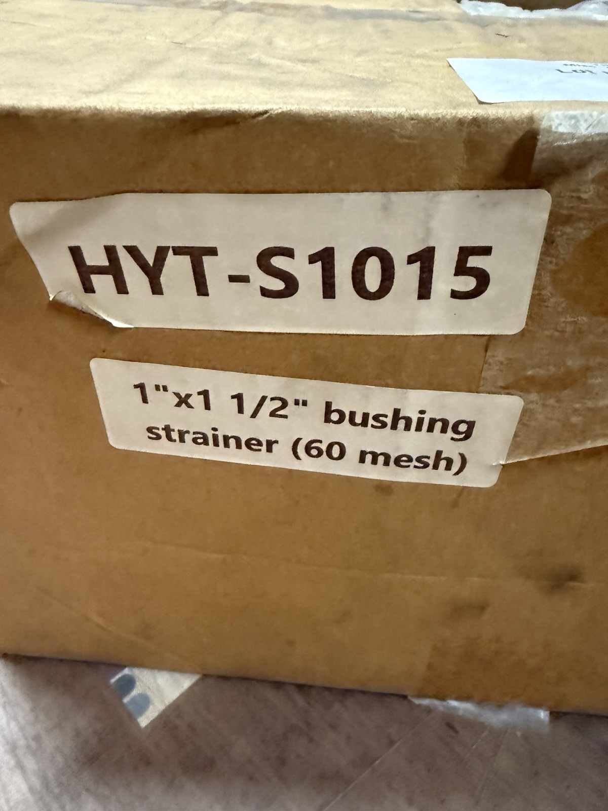 ZINGA HYDRAULIC STRAINER 1" X 1-1/2" BUSHING 60 MESH TF101560 TF 101560 S5