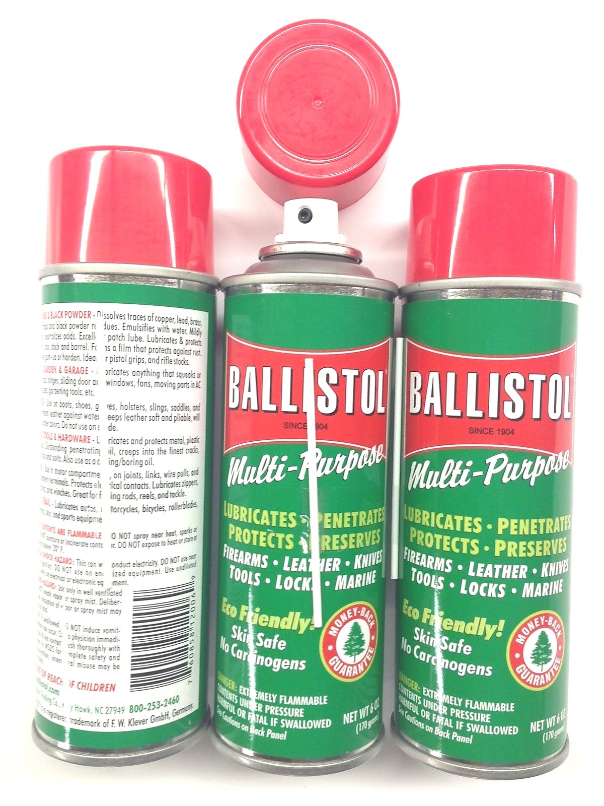 Ballistol Multi Purpose Lubricant Gun Cleaner-3 PACK- 6oz Aerosol cans