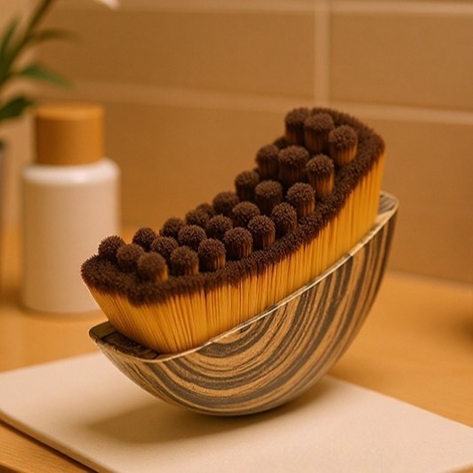 2PCs Lymphatic Contour Face Brush, Lymphatic Drainage Massager by Glowiex