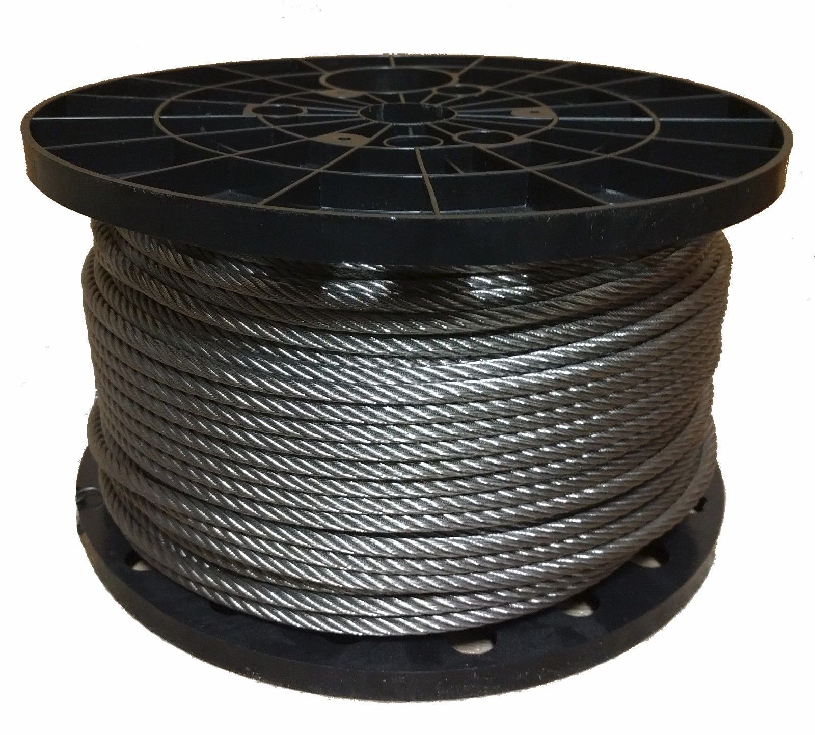 3/8" Stainless Steel Aircraft Cable Wire Rope 7x19 Type 304 (200 Feet)