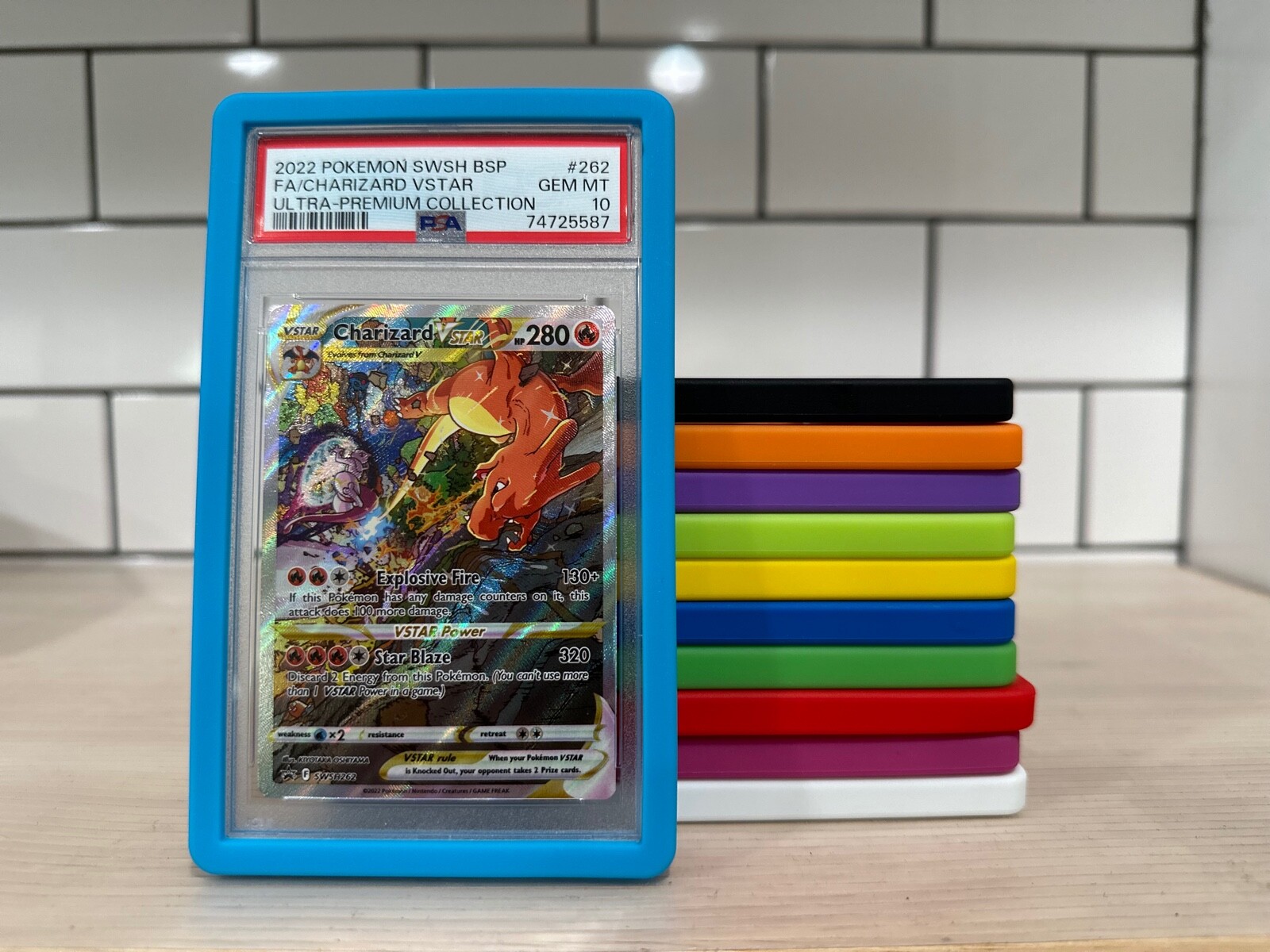 PSA Graded Card Slab Silicone Bumper Guard Protector Skin | 11 Colors | Pokemon