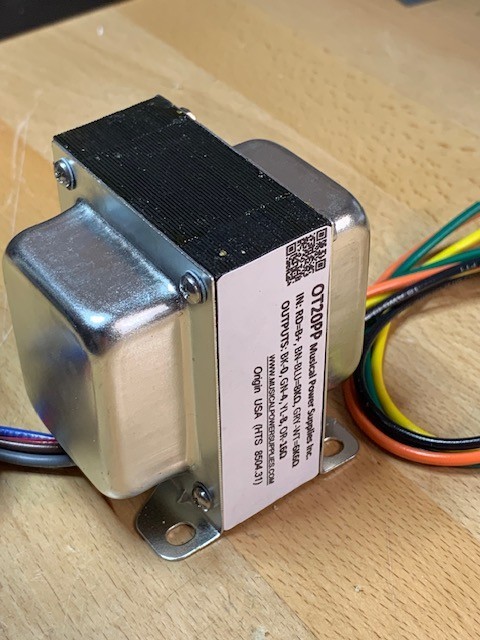 OT20PP- VC87 Output transformer 25VA & 8K/6K6 to 4/8/16 ohm