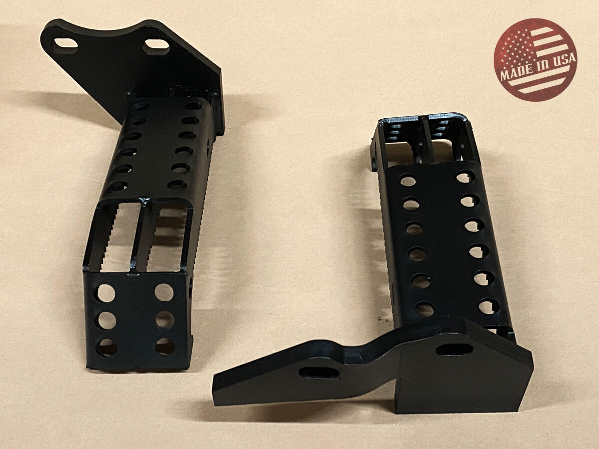 [SR] Yamaha Banshee 87-06 Extended Wider Foot Pegs Footpegs Set with kick-up