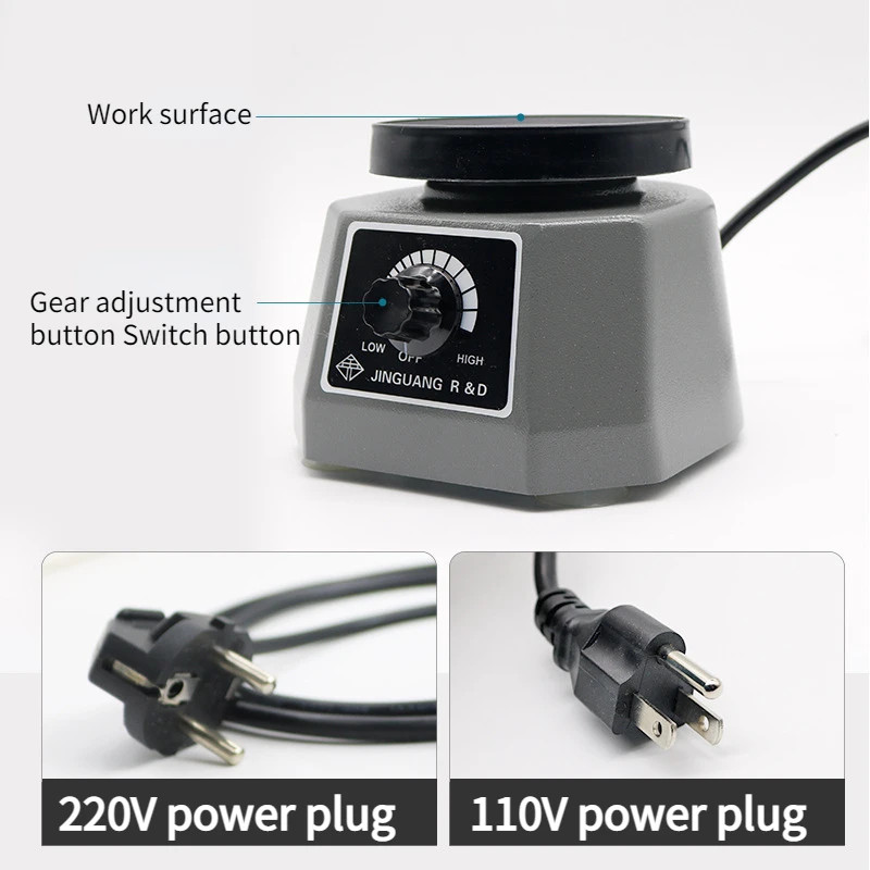 100W Dental Lab 4" Round Plaster Model Vibrator Shaker Gypsum Oscillator Machine