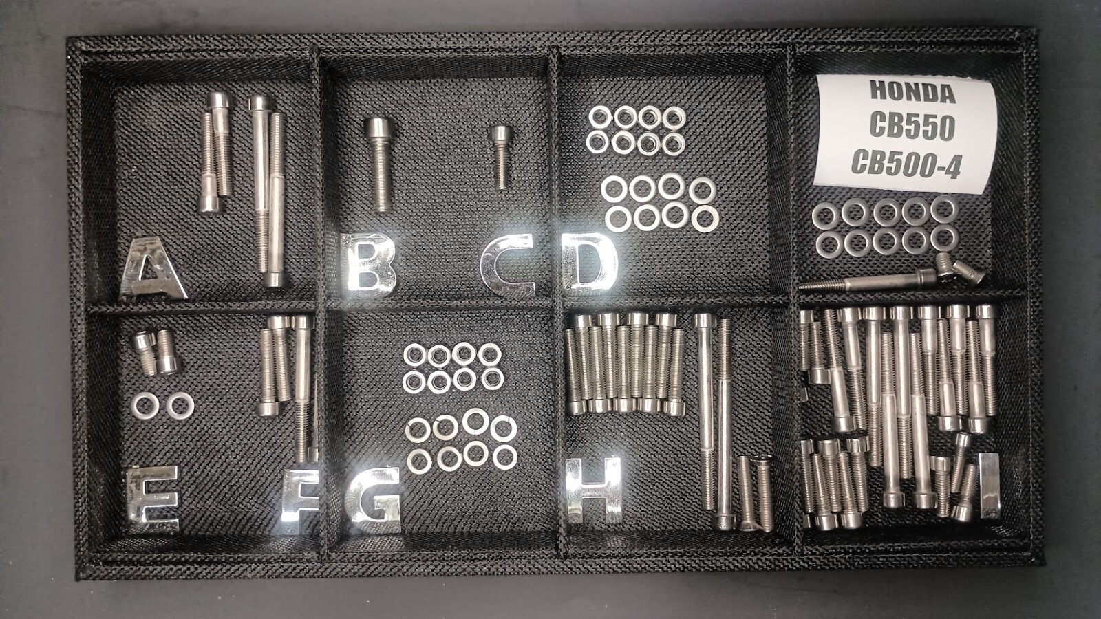 HONDA CB550 STAINLESS BOLT engine SET KIT SCREW CB500 POLISHED
