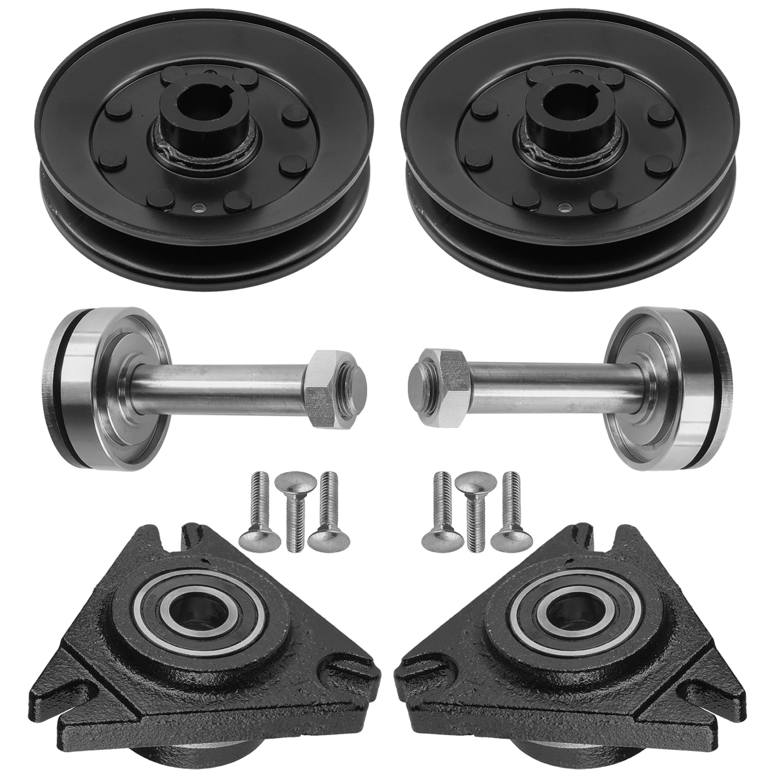 Deck Spindle Pulley Shaft For John Deere 140 314 316 318 322 330 332 420 430 50"