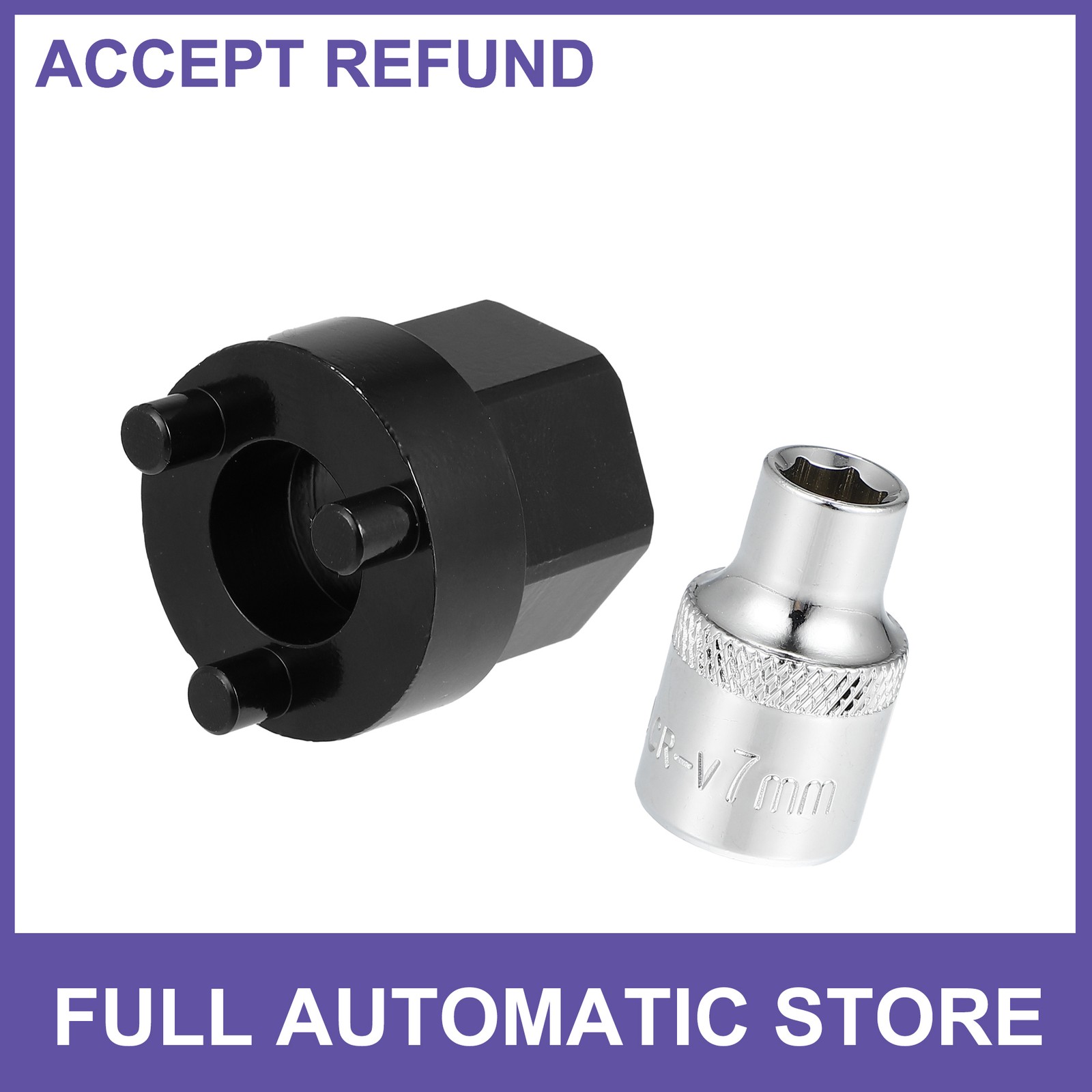 1Set A/C Compressor Clutch Hub Remover Tool 7 mm Socket for Mercedes Benz 5SEL12