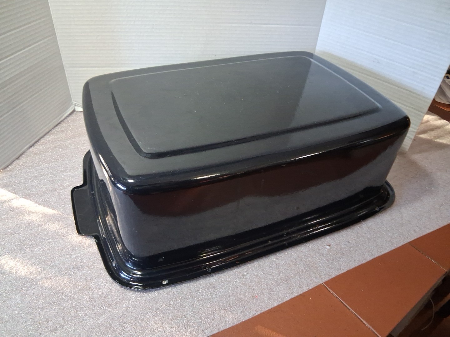 Vtg Enamelware Pan Insert For General Electric Roaster 123C19 Replacement Part