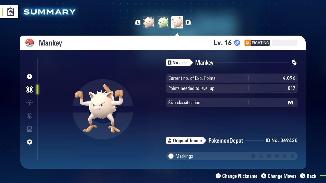 6IV Untouched Shiny Mankey Pokemon Legends ZA *SAME DAY*