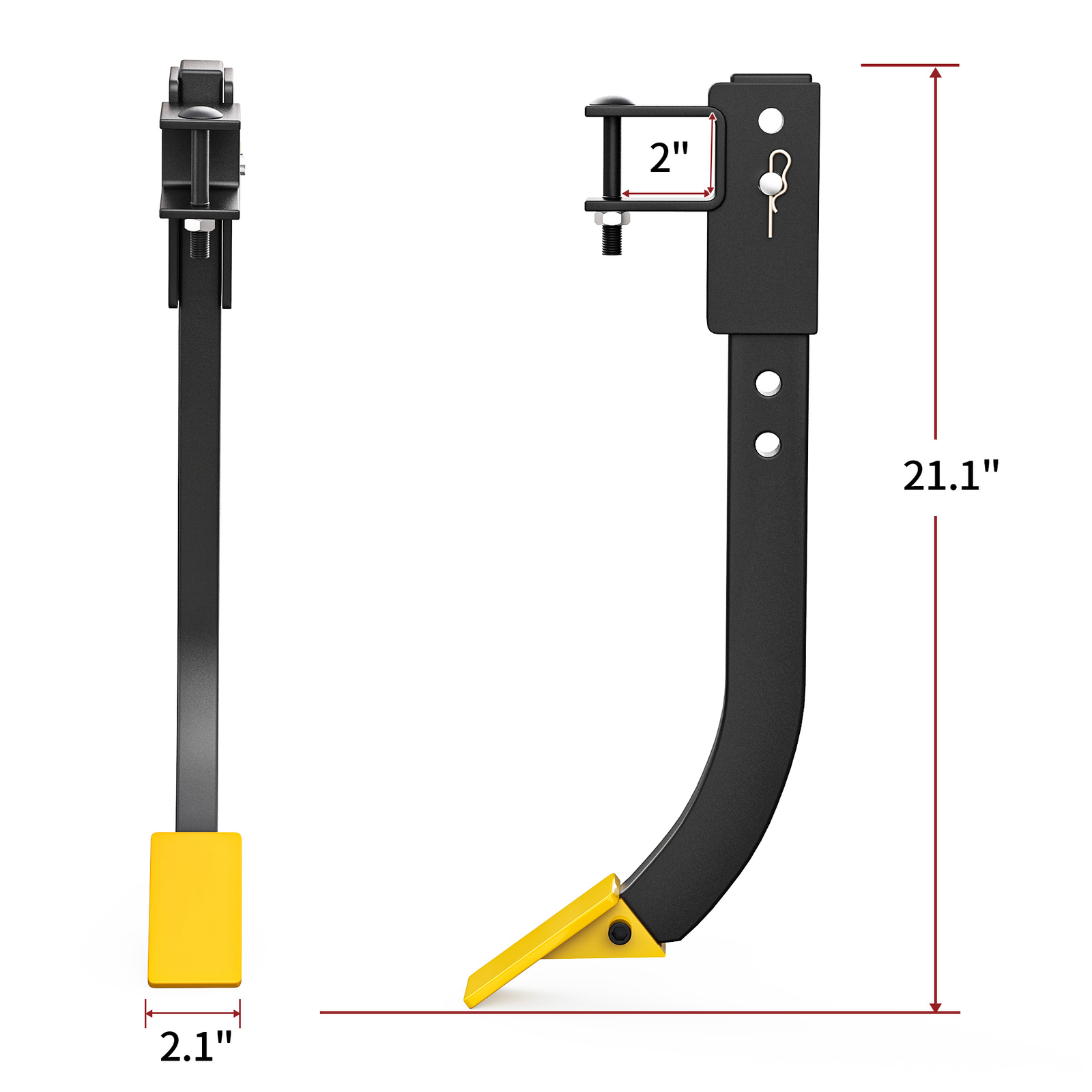 Detachable Cultivator with 6 Steel Scarifier Shanks for ATV/UTV Heavy Duty