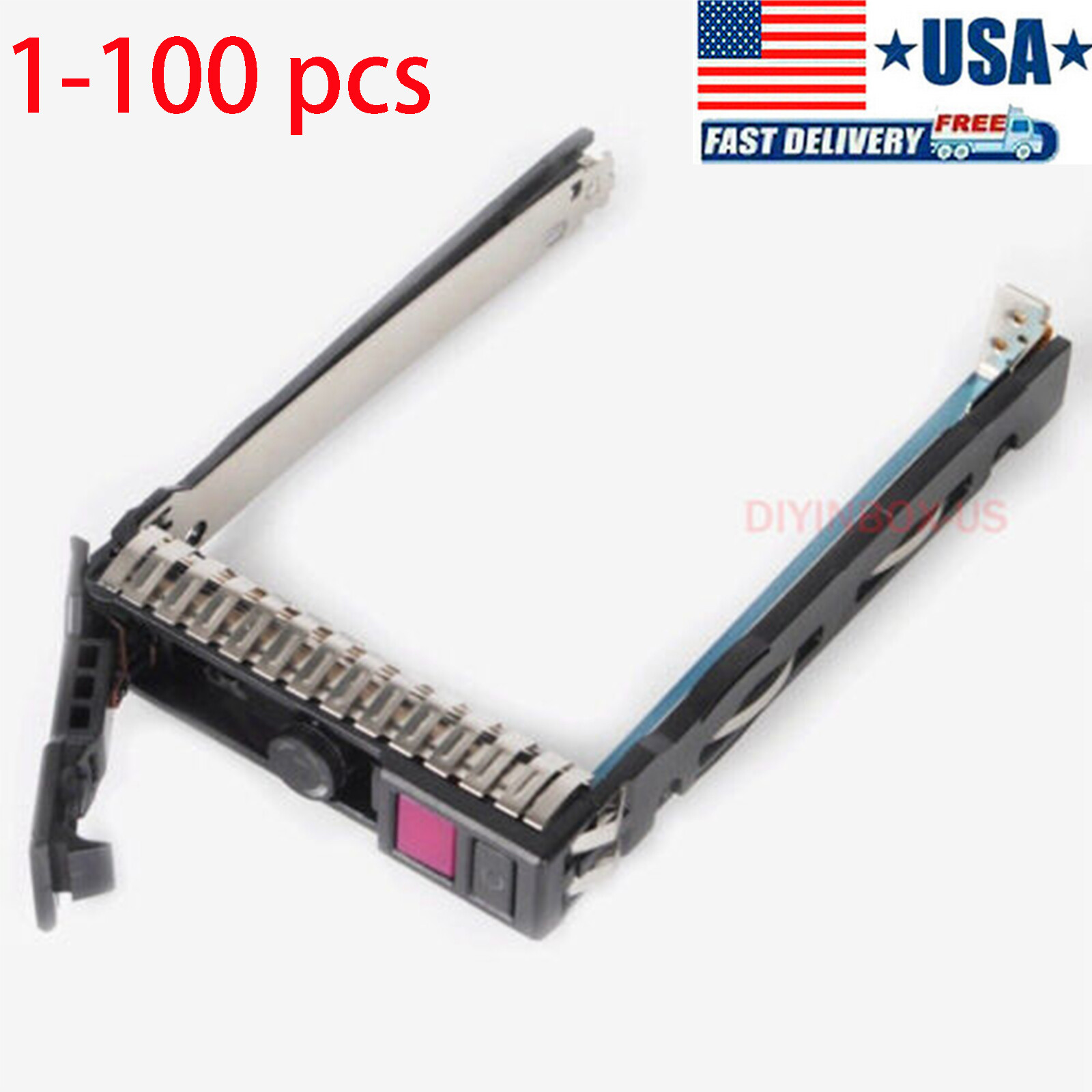 Lot 727695-001 For HP Gen10 2.5" NVMe HDD Tray Caddy DL380 DL360 Screws SAS/SATA