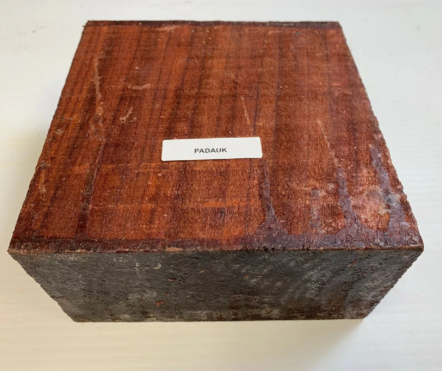 African Padauk Bowl Turning Blank Square Carving Wood Block 10" x 10" x 2"(1 Pc)
