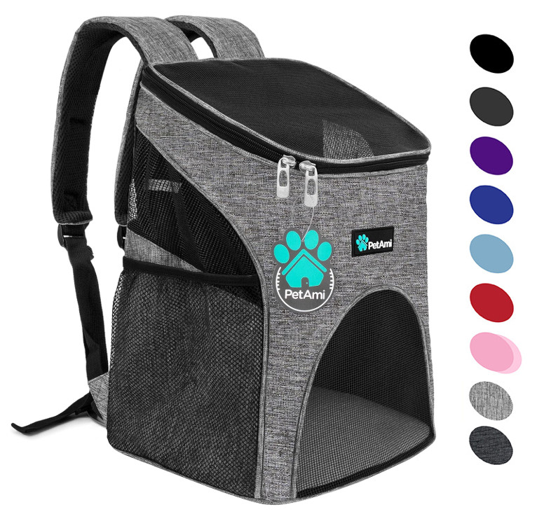Pet Cat Dog Puppy Carrier Travel Backpack Bag for Travel Breathable Mesh Comfort