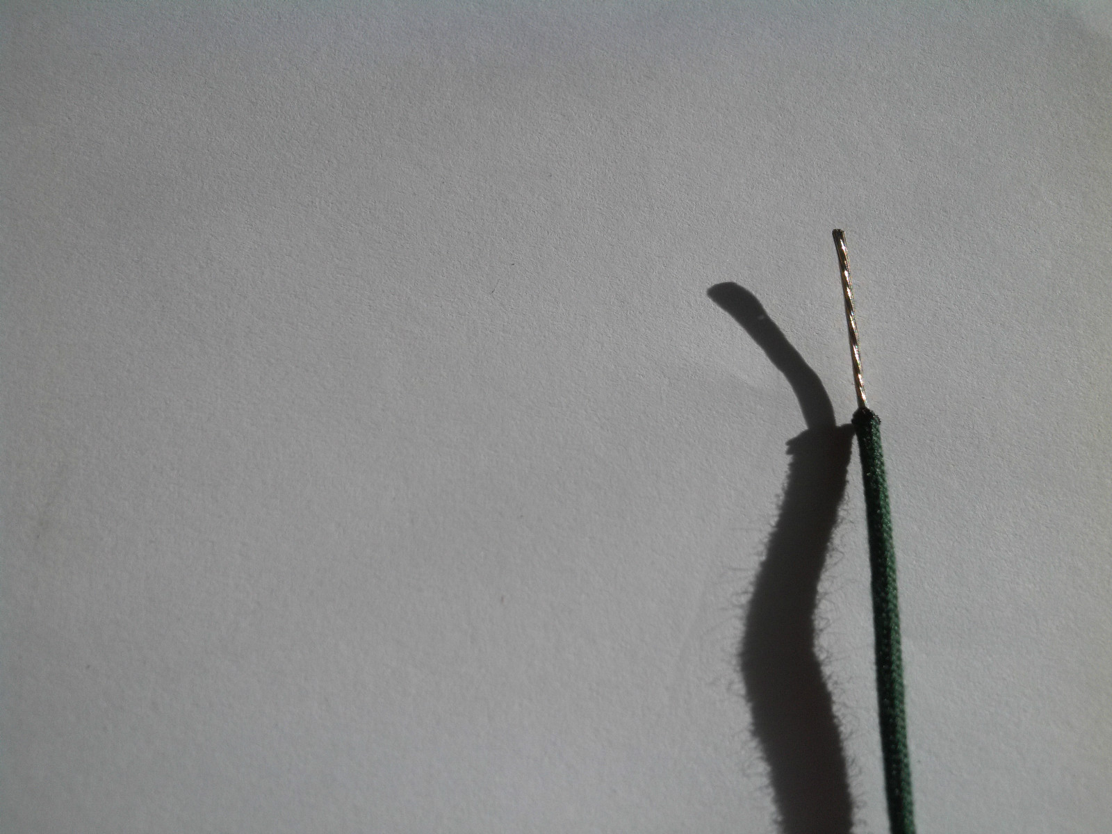 1920's Emerald Green Radio loop antenna wire, DeForest and more. 20AWG 90ft