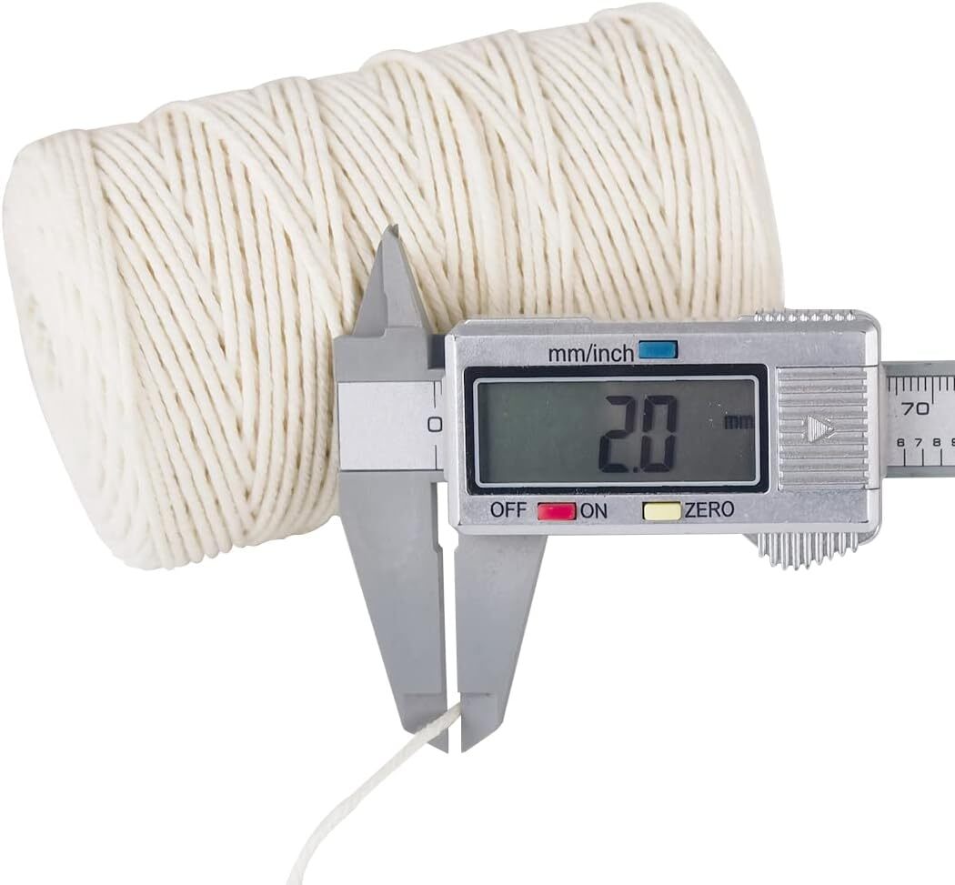 Cotton Butchers Twine String 500 Feet 2Mm Twine for Cooking Food Safe C