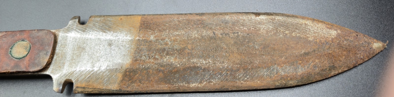 Antique Knife with Leather Sheath WWII Era Vintage Military Collectible