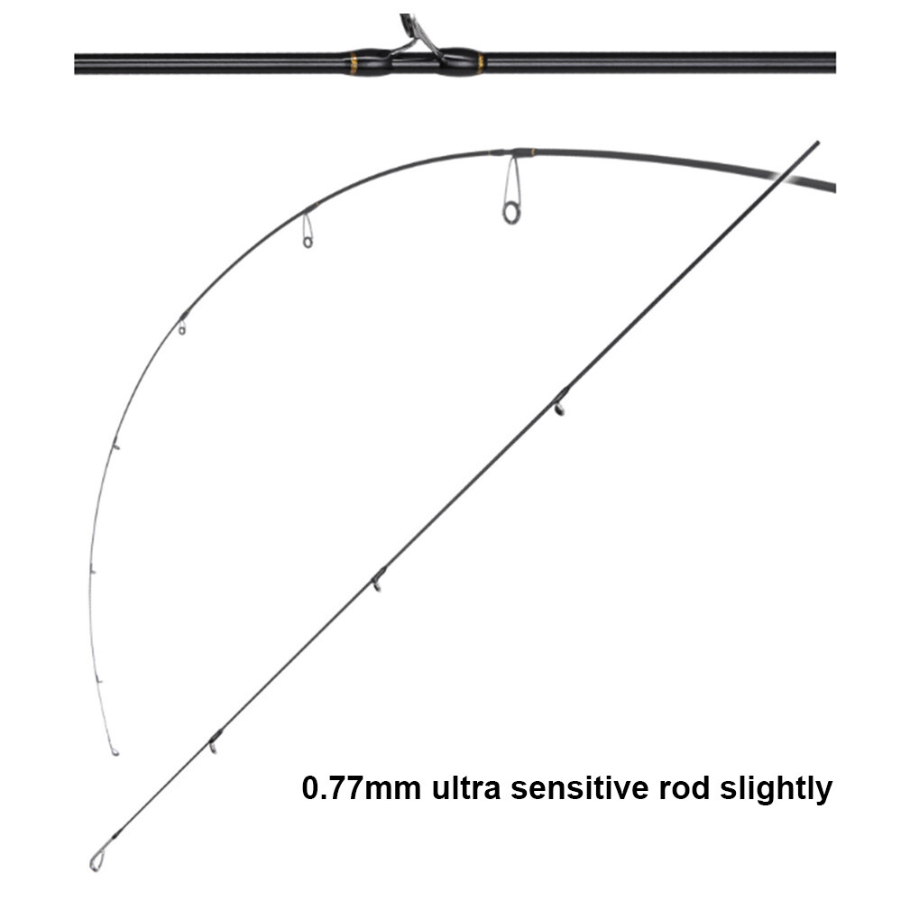 ZT Ultralight Spinning Rod 6' Travel Fishing Rod Fast 2-6 lb Casting Rod 4+1pcs