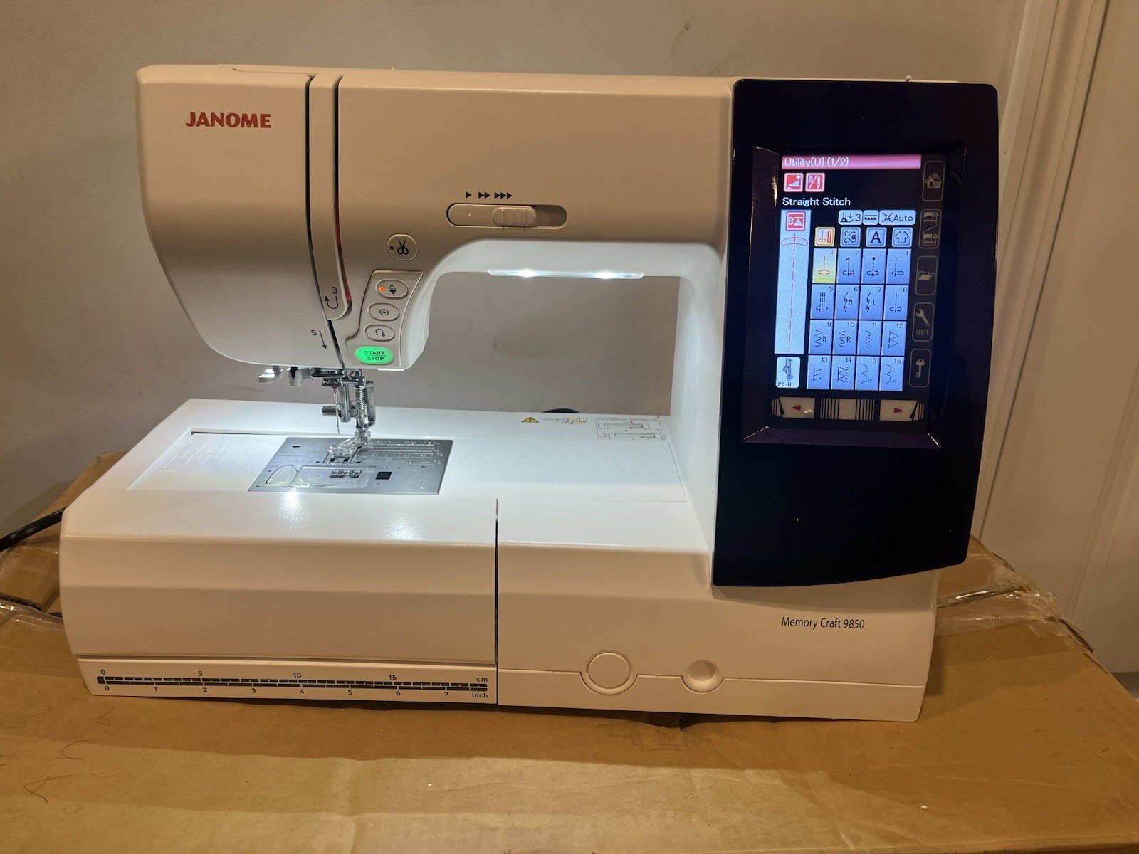 Janome MC9850 Sewing and Embroidery Machine