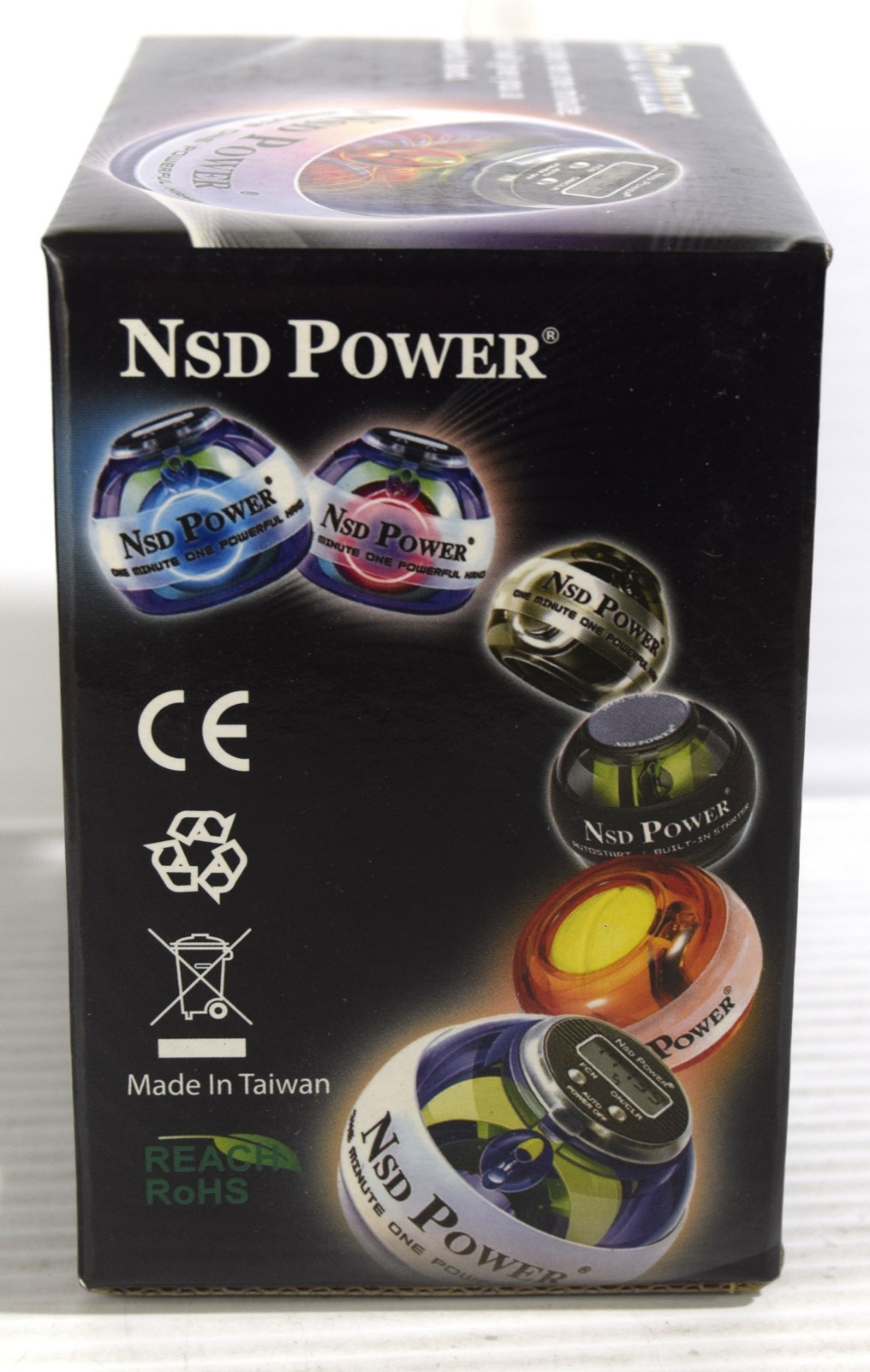NanoSecond NSD POWER SPINNER PB-188SC Gyroscopic PowerBall & Digital LCD Counter