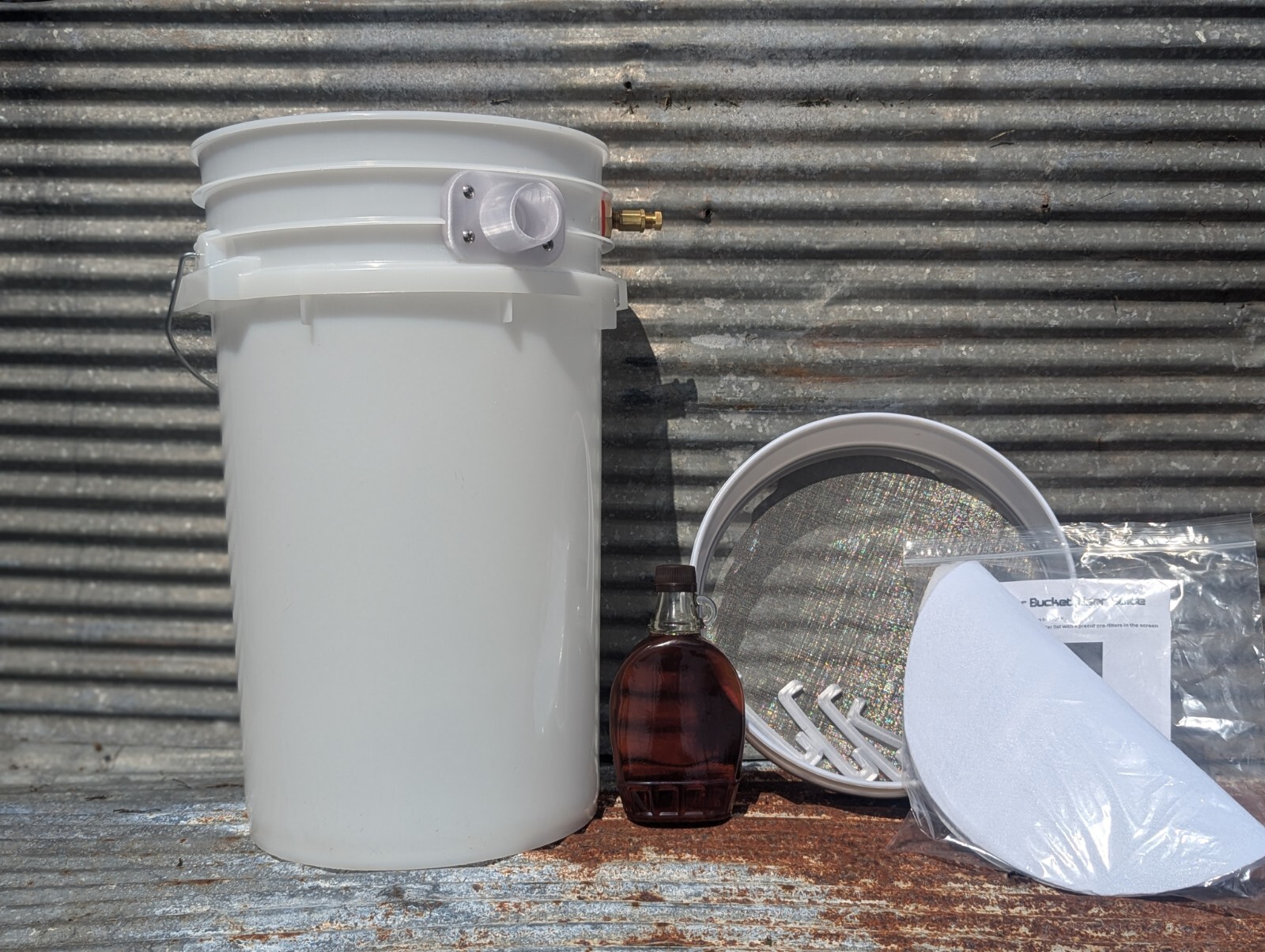 Maple Syrup Bucket Vacuum Filter
