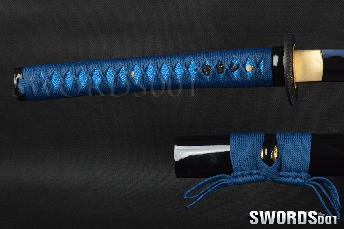 Blue Dragon Katana Japanese Samurai Sword 1095 Carbon Steel Functional Full Tang