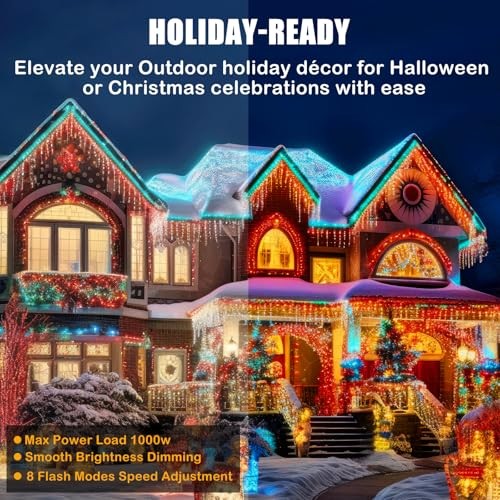 Outdoor Dimmer for String Lights Christmas Light Controller Xmas Remote