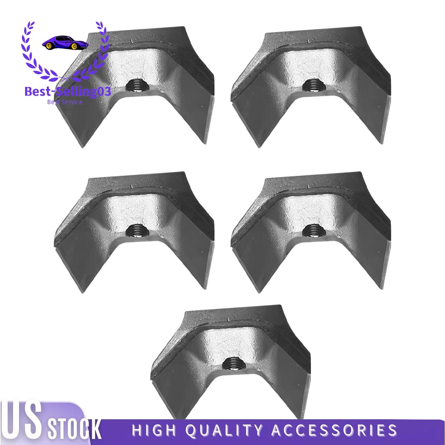 For 5PCS Fecon Forestry Mulcher Viking Axe Knife Teeth NEW