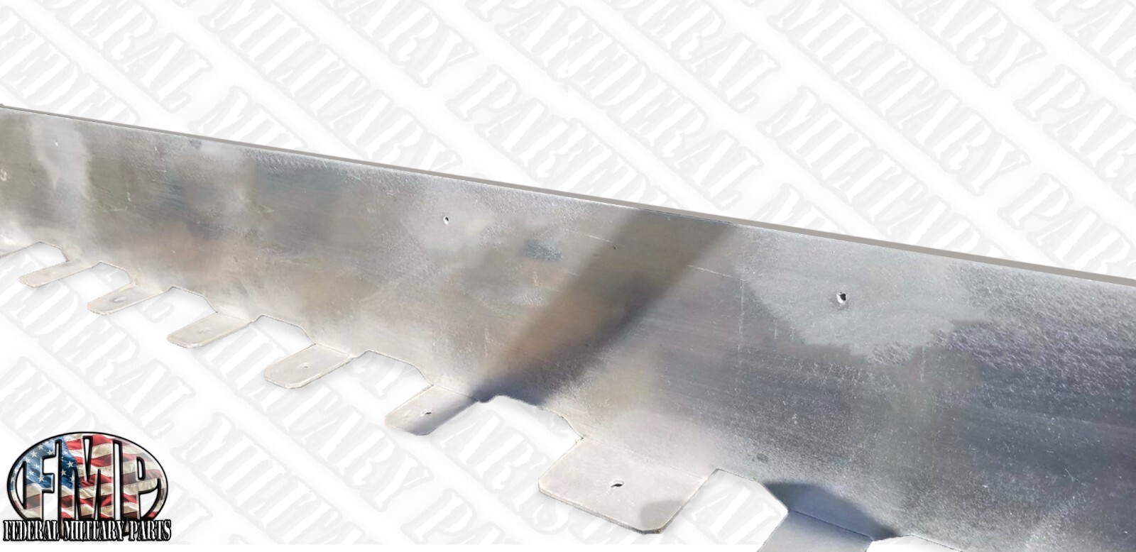 Canvas Rear Curtain Floor Seal, Aluminum, 4-Man, Humvee M998