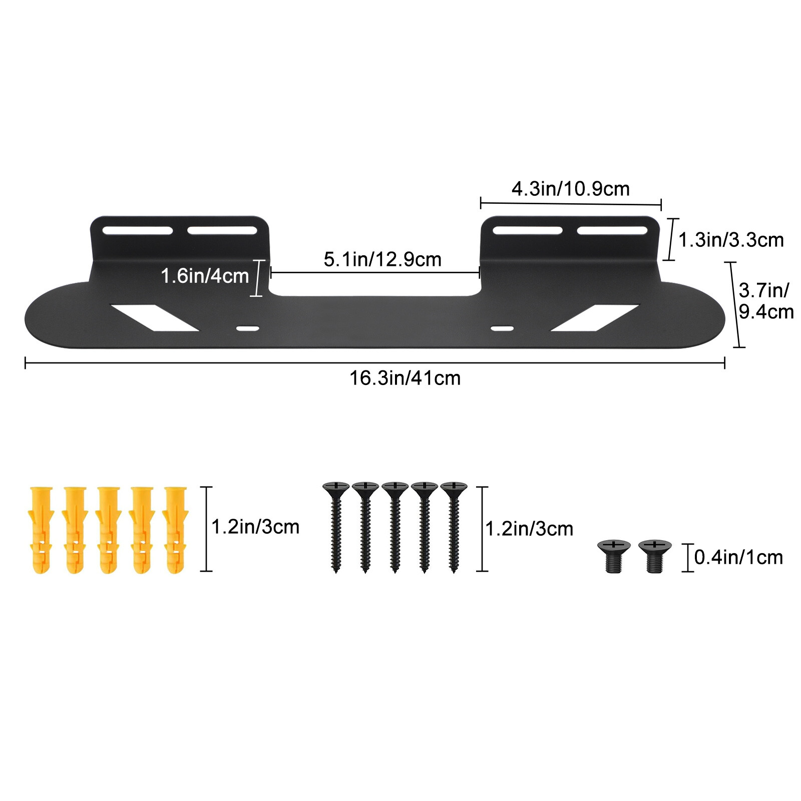 Soundbar Wall Mount Fit for Sonos Beam Gen 1 & Gen 2 Mounting Bracket Under TV