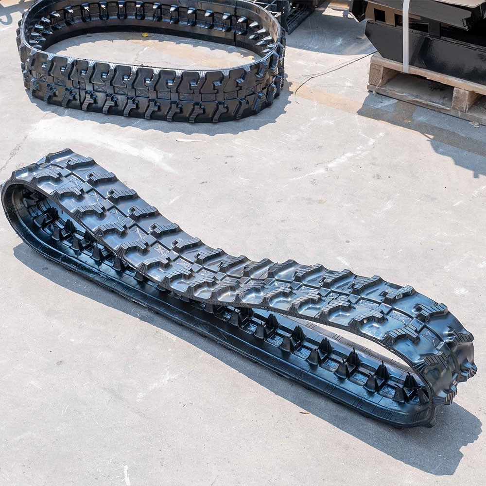 Two Pieces 180*72*37 Size Rubber Track for China Mini Excavator