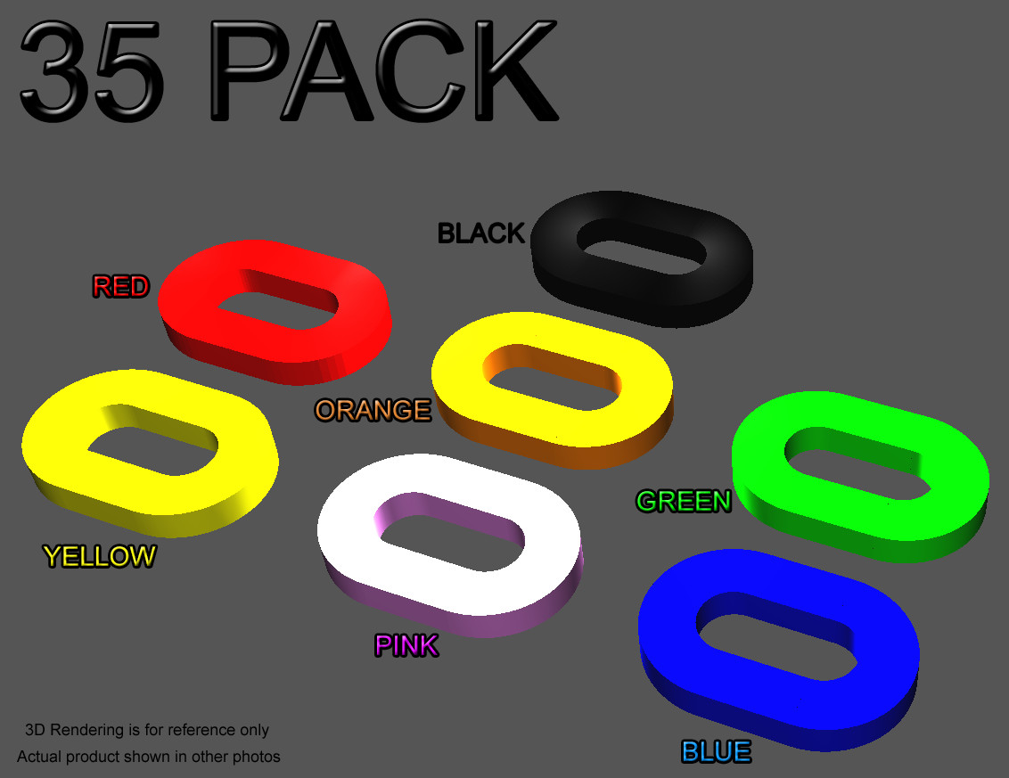 35 Pack 291003880 Sea-Doo Spark Hull Washer Kit Body Deck Washers