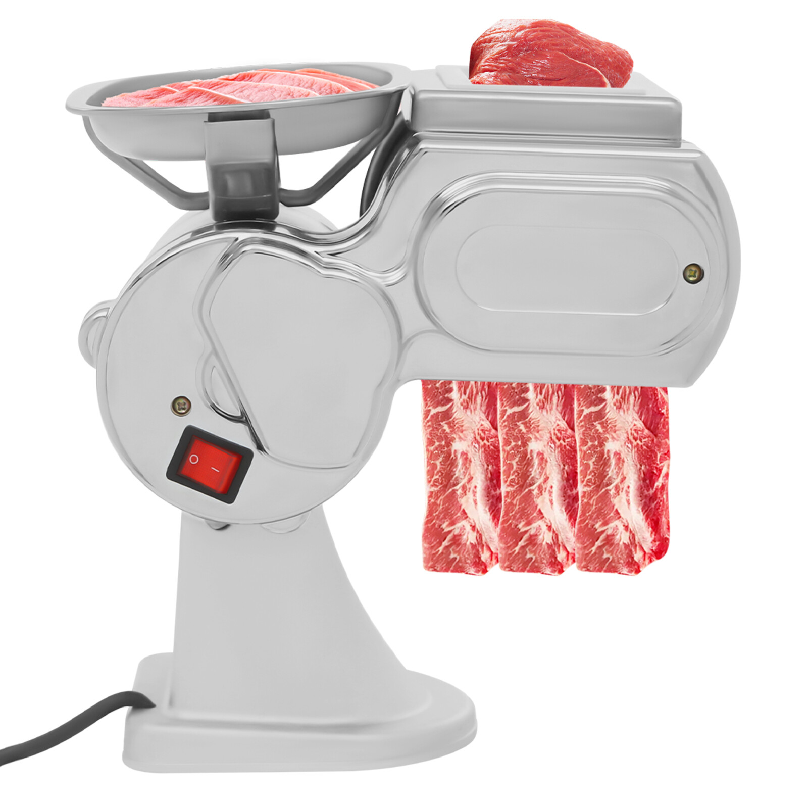 600W Meat Cutter Machine 2.5mm Thickness Electric Meat Cutter Food Slicer Cutter